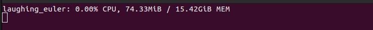 Effective ways to monitor Docker Containers: docker stats command output 2