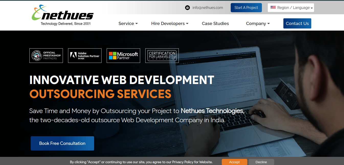 a snapshot of the company mentioned under the list of top offshore software development companies from India